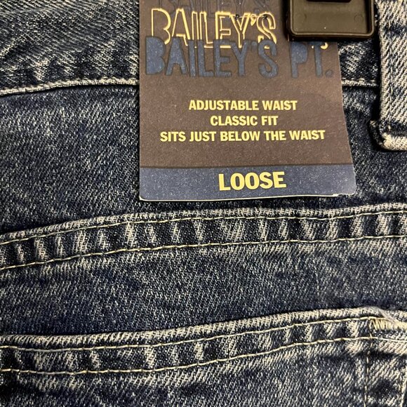 NWT Bailey's PT. Loose Fit Jeans Kids Size 16 Regular Adjustable waist - Picture 5 of 11